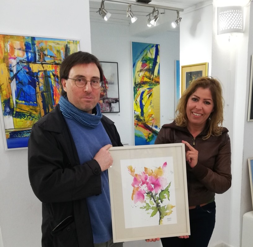 Henda Labidi, artiste-peintre tunisienne